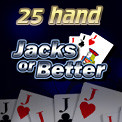 25 Hand Jacks or Better Video Poker