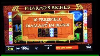 Das war ja mal eine Nummer! Pharaohs Riches Bally Wulff 2€ Freispielgewinn!