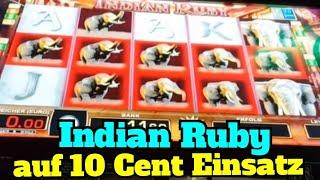 Merkur Indian Ruby auf 10 Cent Einsatz läuft immer | Merkur Magie, 10 Cent Zocker, Spielothek