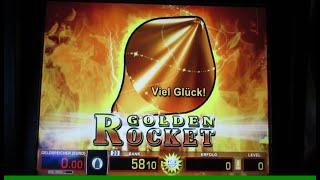 Golden Rocket Risikospiel um das Feuerwerk auf 80 Cent! Merkur Magie Tr5 Spielosession