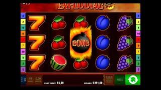 EXPLODIAC mit Red Hot Firepot auf 5€ +1€ Gezockt! Risikospiel Bally Wulff Casinosession
