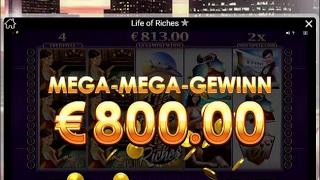 Life of Riches - ÜBER 1000€ JACKPOT FREISPIELE! - Casino Magie