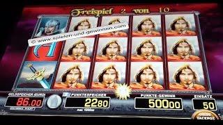 Dragons Treasure 2. 4 Köpfe auf 50 Cent, 500 Euro. Merkur Magie, ELITE Automaten Strategie!