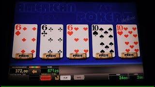 American Poker Zocken auf 2€ Fach! Novomaticsession am Tr5 Spielautomat! Risiko Extrem