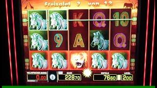 Savanna Stampede zwei Serien auf 2€ Gespielt! Merkur Glücksspielgewinn am Spielautomat!