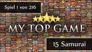 My Top Game • 15 Samurai • Nr. 170 | Spiel 1 von 216