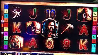 Merkur Magie Bally Wild Warrior 80 cent- 1Euro gezockt Clone Reels Spielothek Gambling