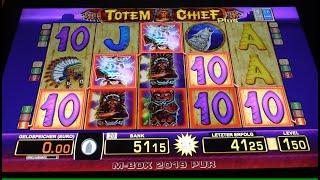 Totem Chief Plus Risikospiel um den Geldgewinn mit bis zu 2€ Spieleinsatz! Merkur Magie