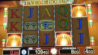 Freispiele/HighLimit•Eye Of Horus 1 Euro und 4 Euro Fach Freispiele  •Merkur/Novoline•