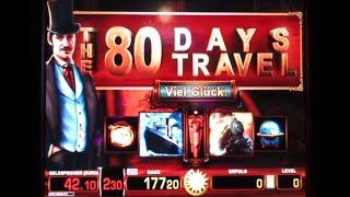 The 80 Days Travel Risikospiel auf 2€ Fach! Merkur Zockersession am Tr5 Spielautomat!
