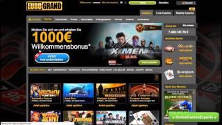 Eurogrand Online Casino - Wie bekomme ich den Willkommensbonus?