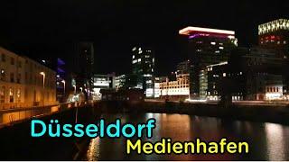Düsseldorf Medienhafen bei Nacht | Germany • | 10 Cent Zocker