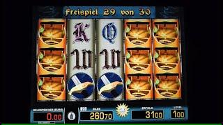 Merkur Magie Dragons Treasure 30 Freispiele am Spieleutomat auf 1€ Fach Gewonnen! Gewinnausspielung