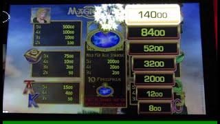 Magic Mirror Deluxe 2 Freispielbonus + Spitzengewinn am Spielautomat auf 1€ Fach! Merkur Magie Tr5