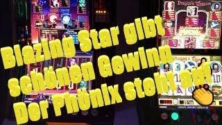 #merkur #bally #novo •Phönix and Dragon Freispiele und Rutsche am Blazing Star•Slots Zocken Casino
