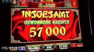 Spielbank Fu Gui Rong Hua playing with 5,28 und 8,80€ bet per spin,  Freegames