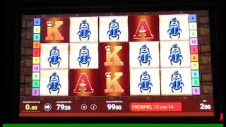 Bally Wulff Cleopatras Crown Freispielserien auf 2€ am Spielautomat Gespielt! Spielhalle Geldgewinn