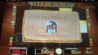 Eye of Horus•Orgasmus Pur•mit 4 Euro Fach ,Automat  fängt an zu Spucken•️Über 1000 Euro•️•Gewinn•