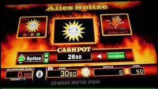 Alles Spitze vs Chip Runner Risikospiel am Geldspielautomat mit bis zu 2€ Fach! Merkur Magie & Novom