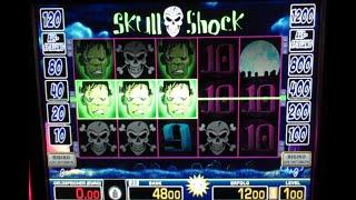 Skull Shock Risikospiel auf 1€! Merkur Magie  Zocken an Tr5 Spielautomaten