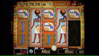 Unverhoffter Geldgewinn bei Eye of Horus! Merkur Spielautomat bessert die Kasse auf! Spielothek