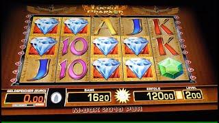 Merkur Magie Lucky Pharaoh Risikospiel um den Geldgewinn mit 80 Cent und 2€!