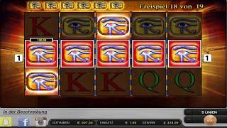 Eye of Horus | HEFTIGE FREISPIELE AUF 1€ EINSATZ  !!! - Casino Magie #126