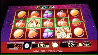 Fruitopia Risikospiel am Spielautomat auf 2€ Spieleinsatz! Merkur Magie