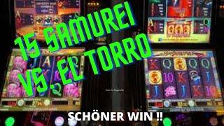 •#merkur #bally #Magie •15 Samurei vs ElTorero• FREISPIELE an beiden Casino Spielhalle Zocken•