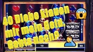 •#merkurmagie #bally Zocken •40Thieves• Gambling #novoline moneymaker84 Spielothek Automaten••
