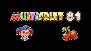 Multi Fruit 81 - Play'n Go Spiel - Big Win