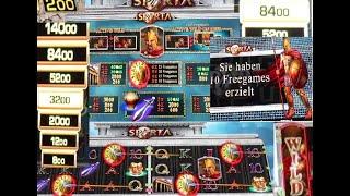 SPARTA EXTREM! Zocken ohne Ende! Freispielmarathon auf 80 Cent & 2€! Merkur Magie Tr5