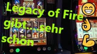 •#merkur #bally #novo •Legacy of Fire Freispiele• Slots Spielhalle Zocken Casino Game ADP Spielo•