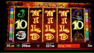 Mighty Dragon Tolle Freispiele auf 2€ am Geldspielautomat Gewonnen! Bally Wulff Casino
