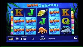 Wild Dolphins Freispielbonus am Spielautomat ANGELN! Bally Wulff Zocken auf 1€ Fach!