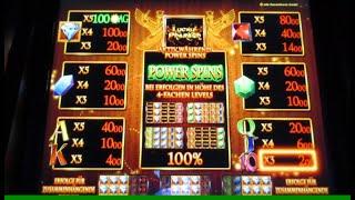 An drei Spielautomaten Lucky Pharaoh Gezockt! Risikospiel um die Powerspins auf 2€! Merkur Magie