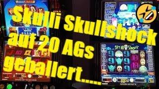 •#merkur #bally #Lets play •SkullShock 20 AGs• geballer Zocken Spielhalle Homespielo ADP Slots••