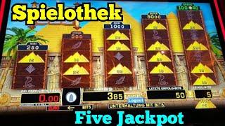 Merkur Magie Five Jackpot gezockt in der Spielothek und  Dinopolis im Online Casino