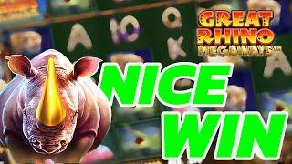 Great Rhino Megaways • Slot Machine Online Nice Win 2020