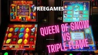 •#merkur #Magie • #Queen of Snow •Triple Flame• Spielothek Honespiele Automaten Zocken Casino•
