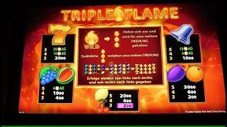 Triple Flame Risikospiel am Geldspielautomat auf 2€! Merkur Magie aus der Spielo!