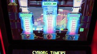 Cyborg Towers Risikospiel auf 1€! Auf das sich die TÜRME FÜLLEN! Merkur Magie