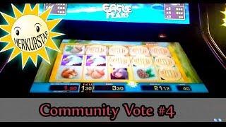 •️ Community Vote #4 •️ EAGLE PEAKS - Freispiele • COINS • Das Schwein muss gefüllt werden! #MERKUR