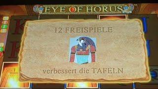 The Babo wieder mal zocken•Eye of Horus 1 Euro bis 4 Euro  Fach  Freispiele•Action pur•Merkur 2020