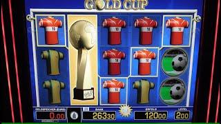 Zocken um den Pokal! Merkur GOLD CUP Risikospiel am Spielautomat auf 2€ Fach!
