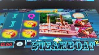 •Doppel WILD•STEAMBOAT 2€•Es regnet Scheine•UP TO 20k•