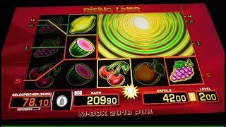 Zocken am Spielautomat! RISING LINER Risiko auf 2€ Fach! Merkur Magie Spielen um den Geldgewinn!
