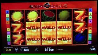 MEGA JACKPOT bei EXPLODIAC Spielautomat PLATZT auf 2€ Spieleinsatz! Bally Wulff ESKALATION Tr5