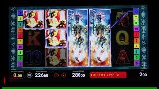 The Shaman King Spannende Freispiele auf 2€ am Spielautomat Gewonnen! Bally Wulff Tr5 Spielhalle