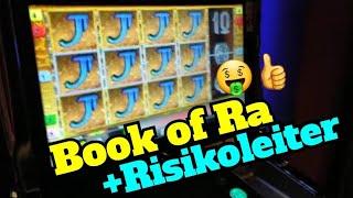 ••• Book of Ra und Risikoleiter angezockt • Moneymaker84 und 10 Cent Zocker | Merkur Magie